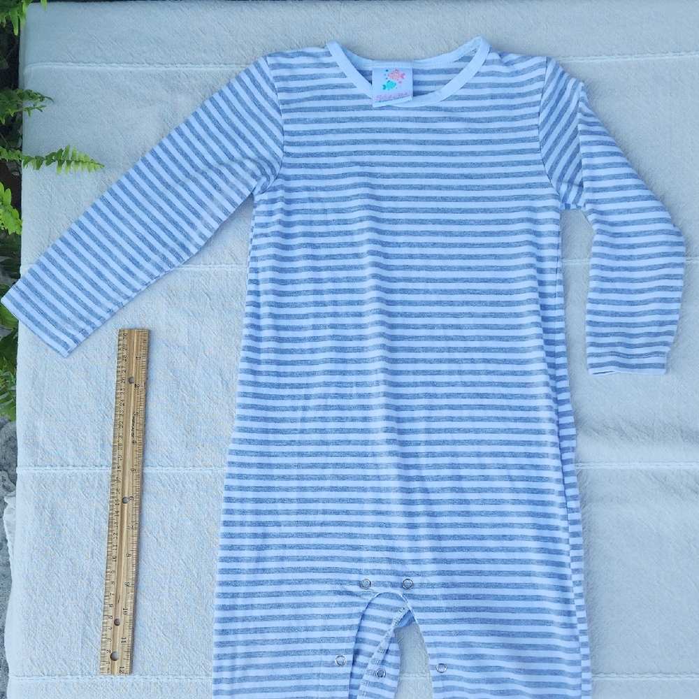 Stitchy Fish Long Sleeve 3t Jumpsuit Romper One Piece